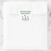 Erdölgeologe Quadratischer Aufkleber (Tasche)