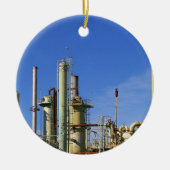 Erdölraffinerie Keramik Ornament (Vorne)
