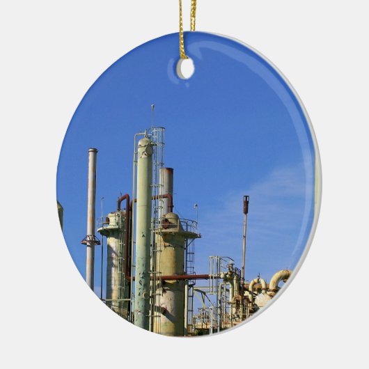 Erdölraffinerie Keramik Ornament (Links)