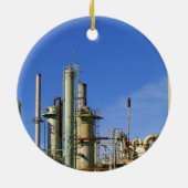 Erdölraffinerie Keramik Ornament (Hinten)