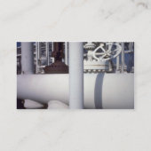 Erdölraffinerierohrleitung Visitenkarte (Rückseite)