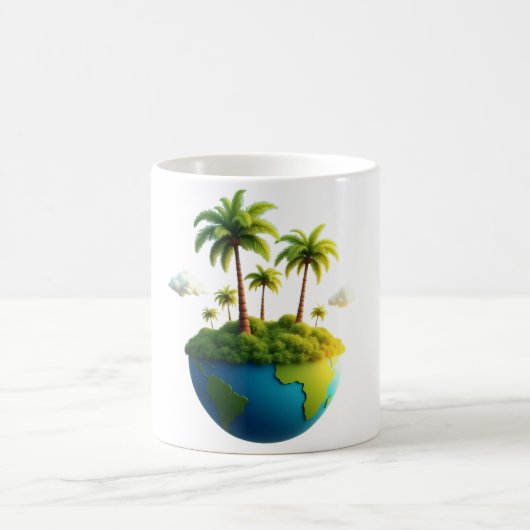 Erdpalmen-Tasse Kaffeetasse (Mittel)
