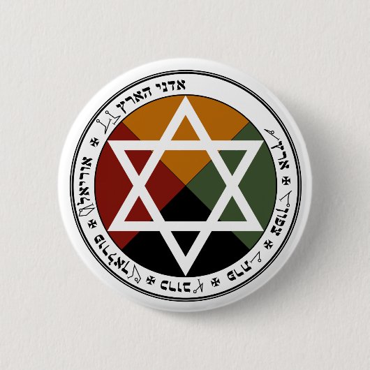 ErdPentagramm Button (Vorderseite)