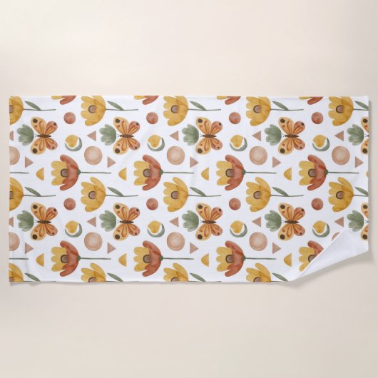 ErdPetals & Wings Strandtuch (Vorderseite)