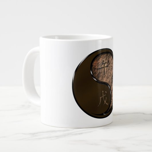 Erdpferd Jumbo-Tasse (Vorderseite Links)
