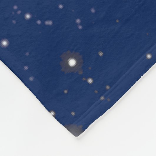 Erdphasen und Mondphasen im Hintergrund der Sterne Fleecedecke (Ecke)