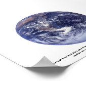 Erdplakat Poster (Ecke)