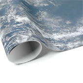 Erdplaneten-Foto vom Raum Geschenkpapier (Rolleneckpunkt)