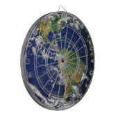 Erdportrait Dartscheibe (Vorderseite Links)