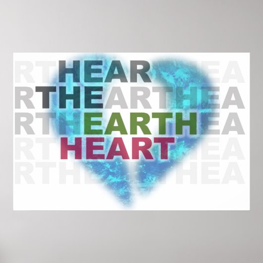 Erdposter Poster (Vorne)