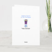 Erdquotation für Sonnenblumen Karte (Rückseite)