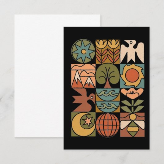 Erdrealm Dankeskarte (Vorne/Hinten)