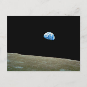 Erdreich der Apollo-8-Mission Postkarte
