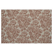 Erdrose Mocca Stoff (Fat Quarter (45,7 x 55,9 cm))