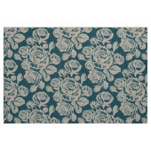 Erdrose Türkis Stoff (Fat Quarter (45,7 x 55,9 cm))