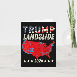 Erdrutschsieg Trump 2024 Wahlkarte Trump Sieger (o Karte