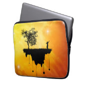 Erdscheibe Laptopschutzhülle (Vorderseite Links)