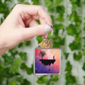 Erdscheibe Schlüsselanhänger (Hand)