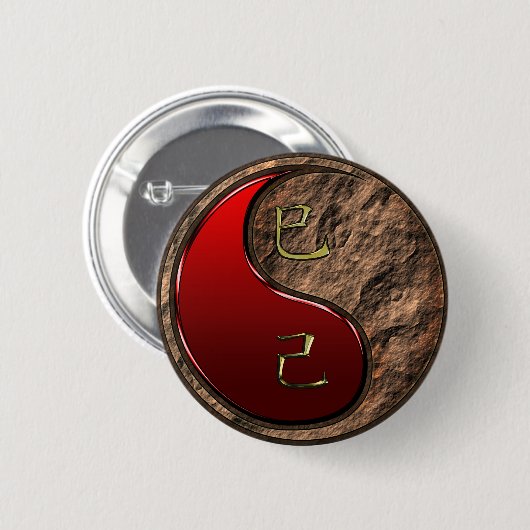 Erdschlange Button (Vorne & Hinten)