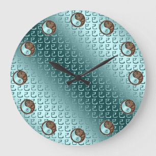 Erdschlange Große Wanduhr