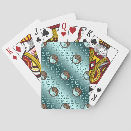 Erdschlange Spielkarten (Rückseite)