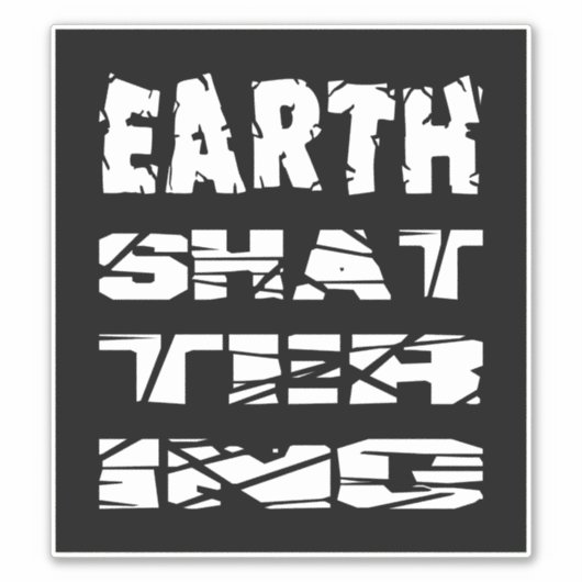 Erdschlüpfen Aufkleber (Vorderseite)