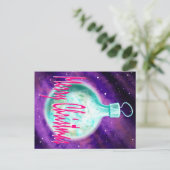 Erdschmuck fröhliche Weihnachtspostkarte Feiertagspostkarte (Stehend Vorderseite)