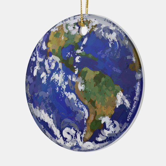 Erdschmuck Keramik Ornament (Links)