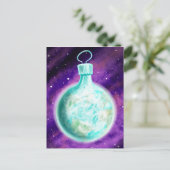 Erdschmuck-Postkarte schlicht Feiertagspostkarte (Stehend Vorderseite)