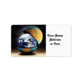 Erdschutz Adressaufkleber (Vorne)