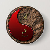 Erdschwein Button (Vorderseite)