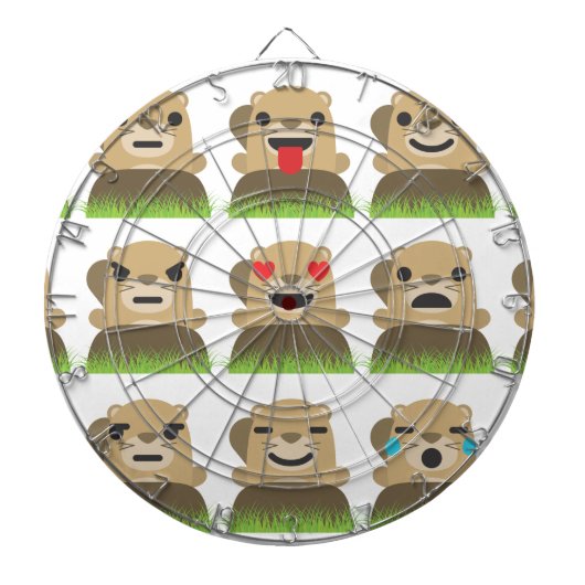 Erdschweinchen Dartscheibe (vorne)