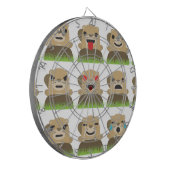 Erdschweinchen Dartscheibe (Vorderseite Links)