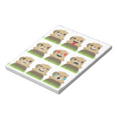 Erdschweinchen Notizblock (Rotiert)