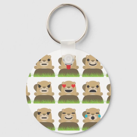 Erdschweinchen Schlüsselanhänger (Vorderseite)