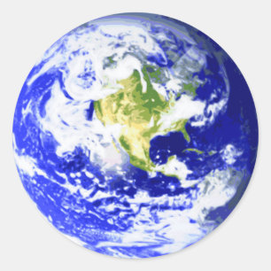 Erdsonarsystem Runder Aufkleber