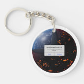 Erdspeicher fast vollständig schlüsselanhänger (Vorderseite)