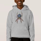 Erdspinne Hoodie (Vorderseite)