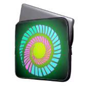 Erdspirale Laptop-Sieb Laptopschutzhülle (Vorderseite Links)