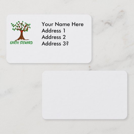 Erdsteg Visitenkarte (Vorne/Hinten)