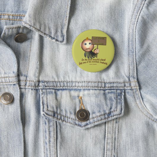 Erdstummstes Geschöpf Button (Beispiel)