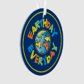 Erdtag Alltagsjubiläum Ornament (Vorderseite)