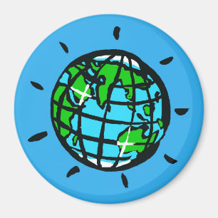 Erdtag - Planet EARTH - Erhaltung der Umwelt Magnet