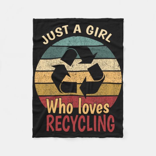 Erdtag Recycelnd Fleecedecke (Vorderseite)