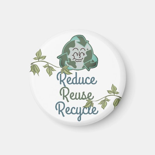 Erdtag, reduzieren Wiederverwendung gerecycelt, Li Magnet (Vorne)