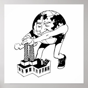 ERDTAG - Verschmutzung stoppen Poster