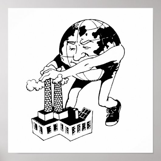 ERDTAG - Verschmutzung stoppen Poster (Vorne)