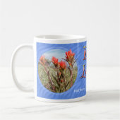 Erdtagesindischer Malerpinsel-Wildblume-Tasse Kaffeetasse (Links)