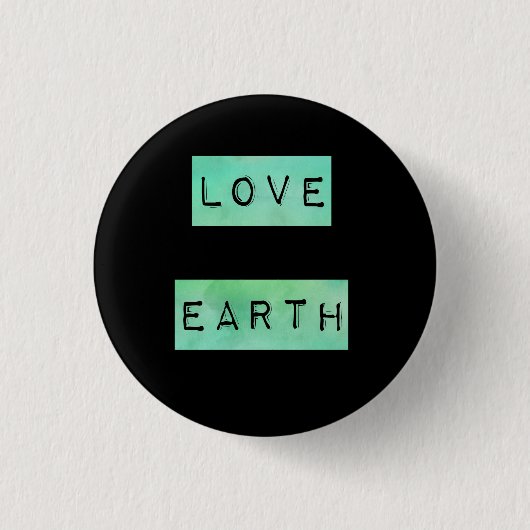 Erdtagesökologe-Öko-Geschenk Button (Vorderseite)