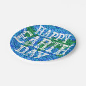 Erdtagespapier-Teller Pappteller (Schrägansicht)